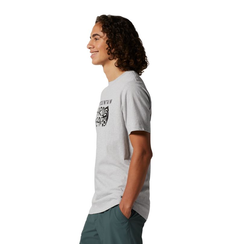 Thumbnail: T-shirt à manches courtes MHW Logo Homme, Color: Hardwear Grey Heather, image 3