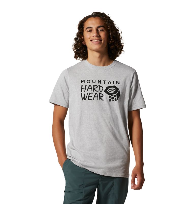 T-shirt à manches courtes MHW Logo Homme, Color: Hardwear Grey Heather, image 5