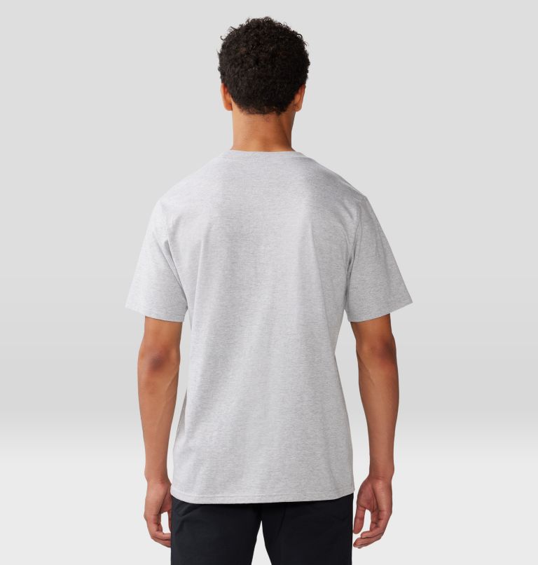 Men's MHW Logo Short Sleeve, Color: Hardwear Grey Heather, image 2