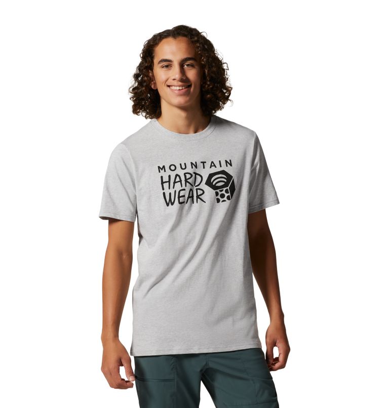 T-shirt à manches courtes MHW Logo Homme, Color: Hardwear Grey Heather, image 1