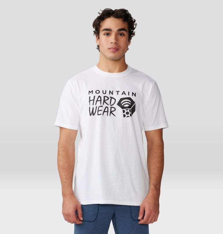 Men's MHW Logo Short Sleeve, Color: White, image 5
