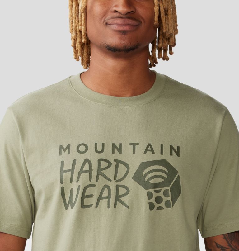 Men's MHW Logo Short Sleeve, Color: Mantis Green, image 4