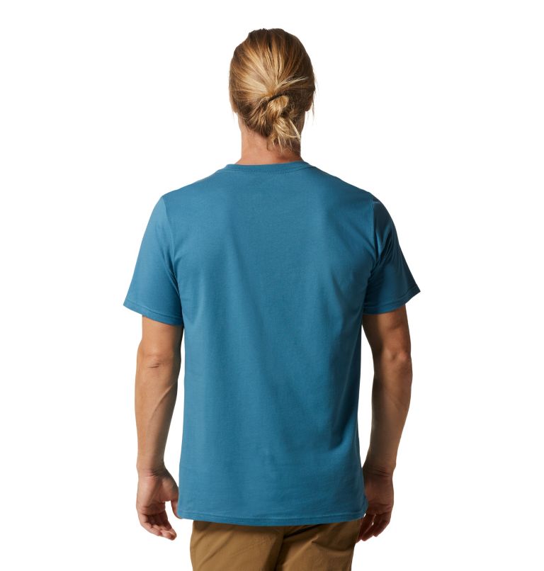 Men's MHW Logo Short Sleeve, Color: Caspian, image 2