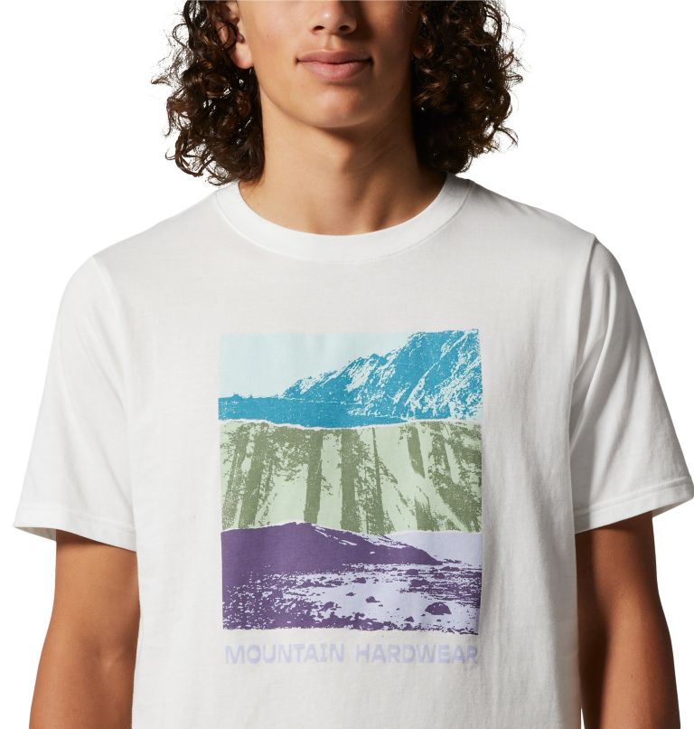 Thumbnail: MHW Topography Short Sleeve Homme, Color: Fogbank, image 4