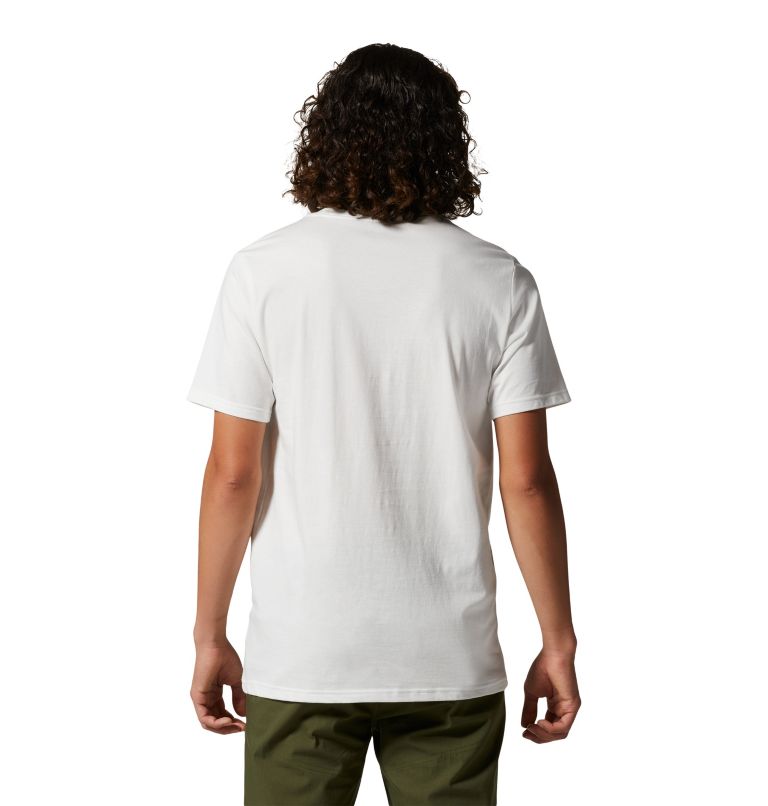 Men's MHW Topography Short Sleeve, Color: Fogbank, image 2