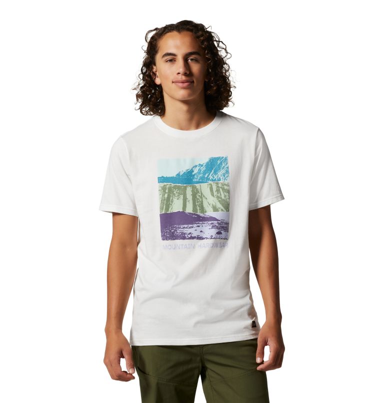MHW Topography Short Sleeve Homme, Color: Fogbank, image 1