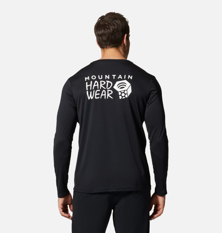 Men's Wicked Tech Long Sleeve, Color: Black, image 2