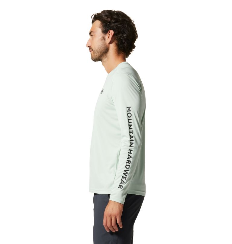 Men's Wicked Tech Long Sleeve, Color: Glacial Mint, image 3