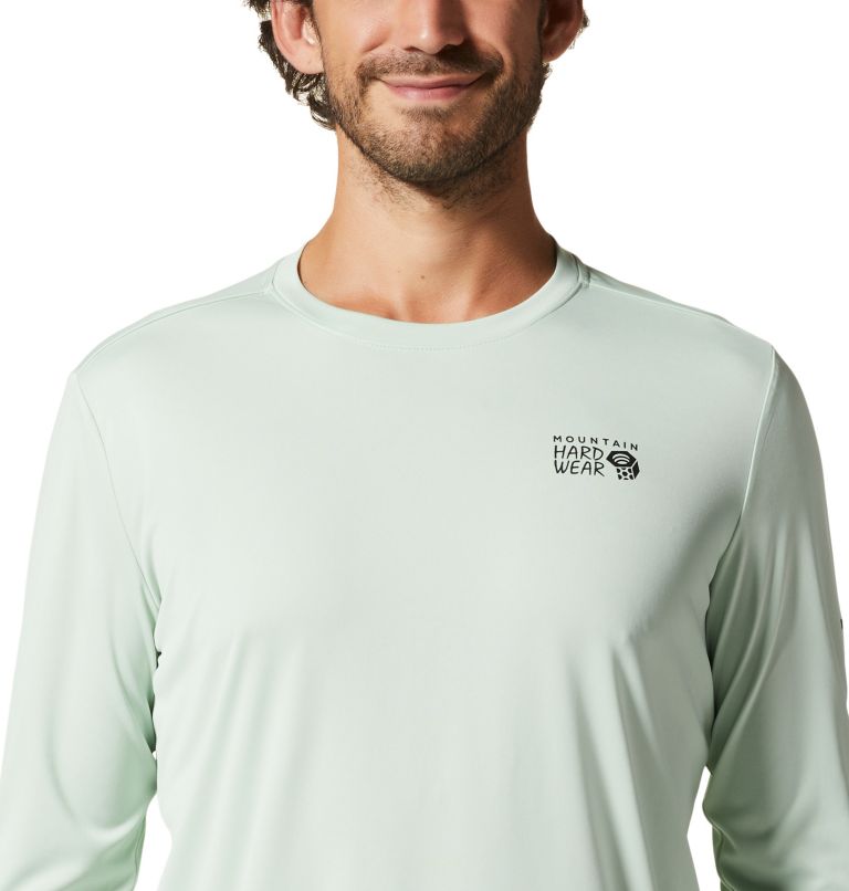 Men's Wicked Tech Long Sleeve, Color: Glacial Mint, image 4