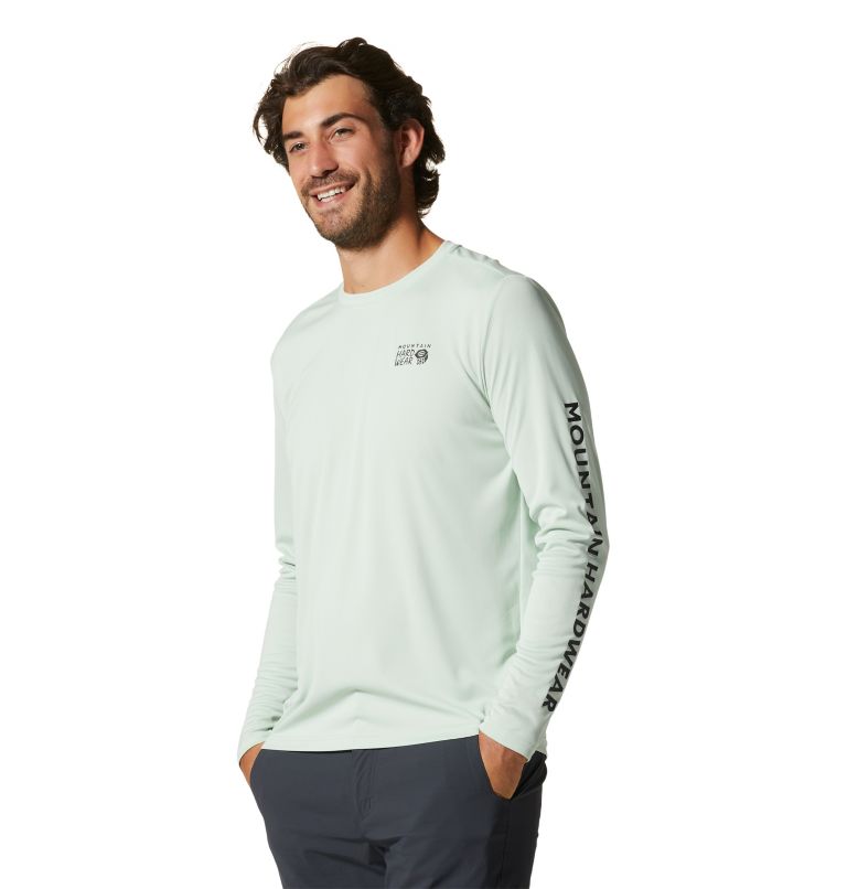 Thumbnail: Men's Wicked Tech Long Sleeve, Color: Glacial Mint, image 5