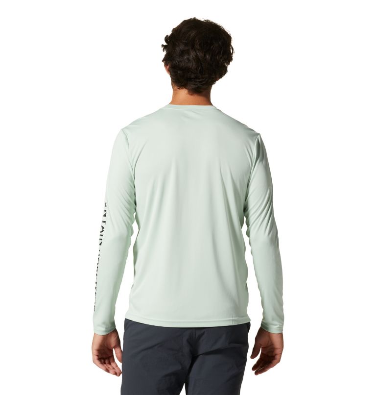 Thumbnail: Men's Wicked Tech Long Sleeve, Color: Glacial Mint, image 2