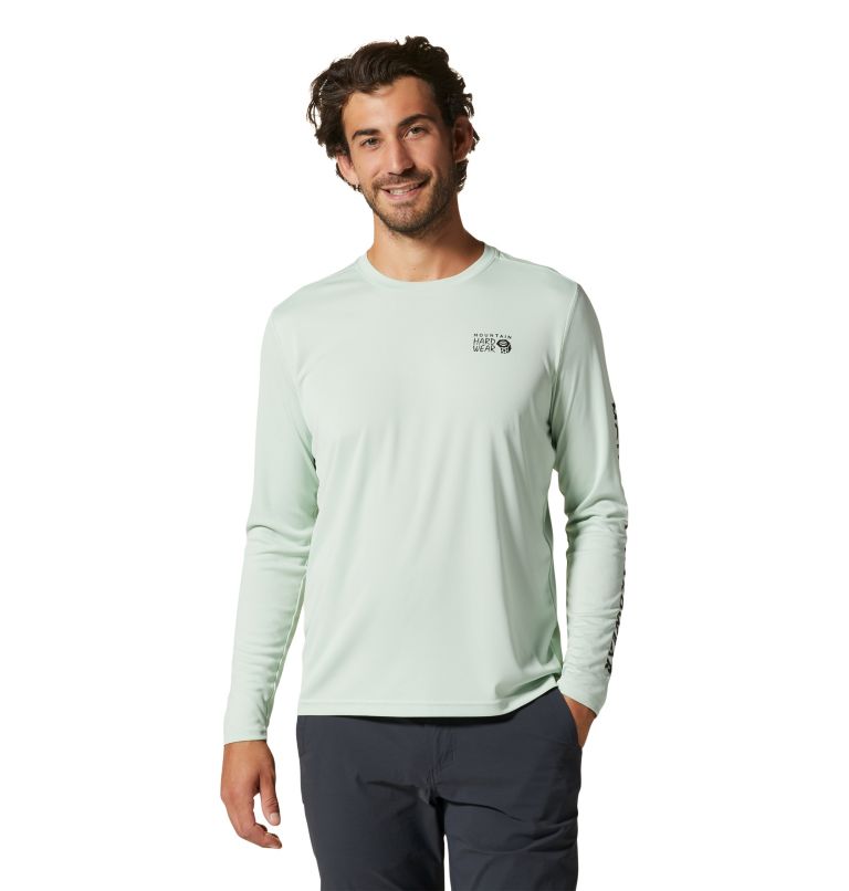 Thumbnail: Men's Wicked Tech Long Sleeve, Color: Glacial Mint, image 1