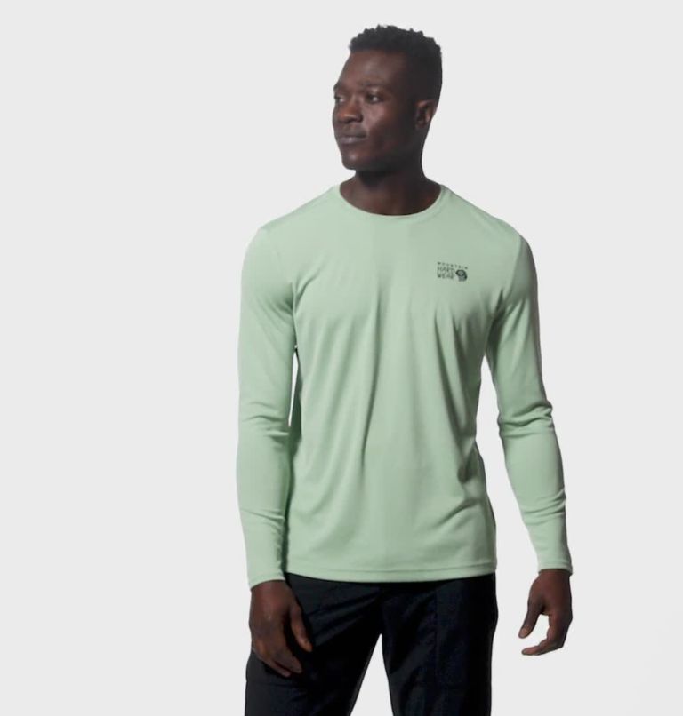 T-shirt à manches longues Wicked Tech Homme, Color: White Fern