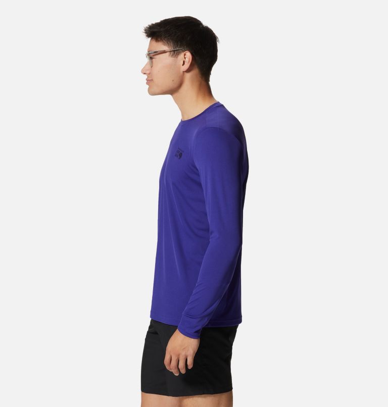 Men's Wicked Tech Long Sleeve, Color: Klein Blue, image 3