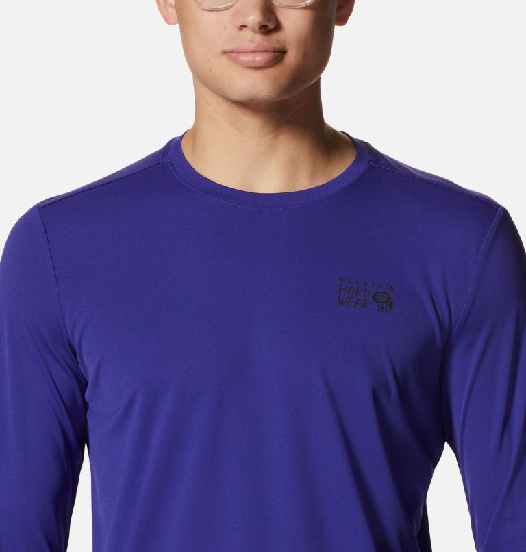 Thumbnail: Men's Wicked Tech Long Sleeve, Color: Klein Blue, image 4
