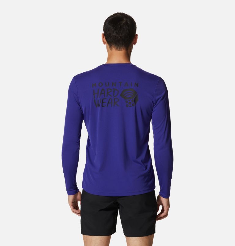 Thumbnail: Men's Wicked Tech Long Sleeve, Color: Klein Blue, image 2