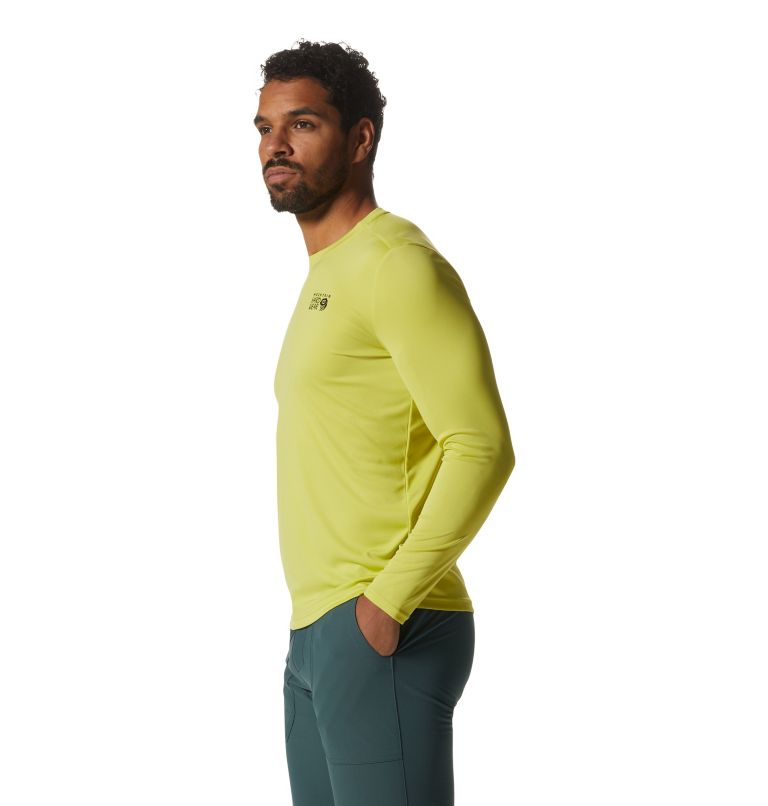 Thumbnail: Men's Wicked Tech Long Sleeve, Color: Starfruit, image 3