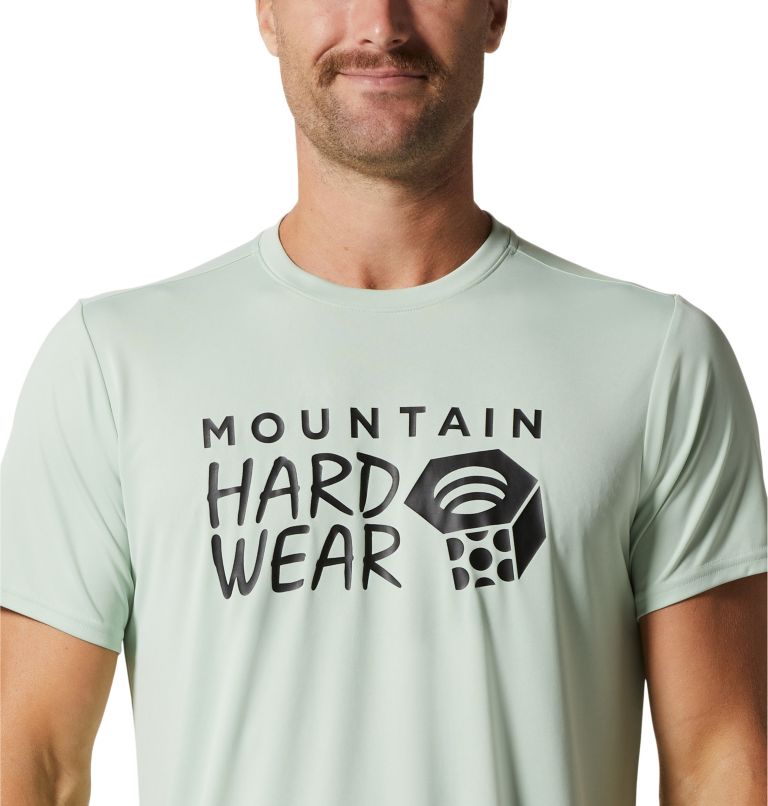 Thumbnail: Men's Wicked Tech Short Sleeve, Color: Glacial Mint, image 4