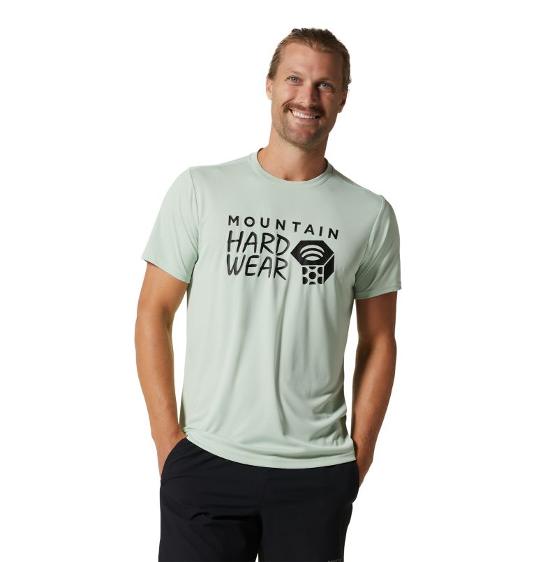Men's Wicked Tech Short Sleeve, Color: Glacial Mint, image 5