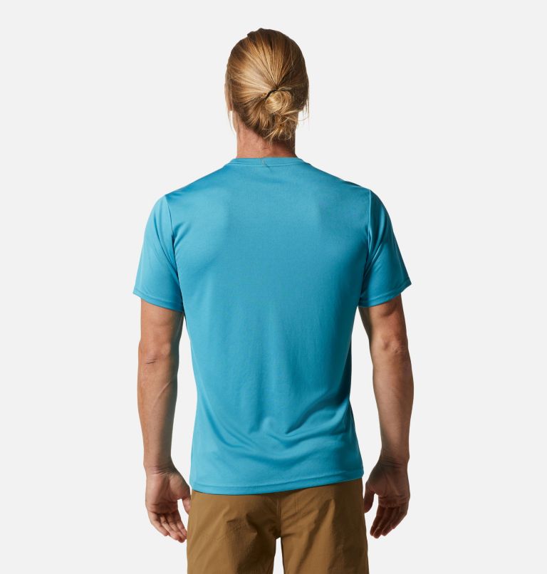 Thumbnail: Men's Wicked Tech Short Sleeve, Color: Teton Blue, image 2
