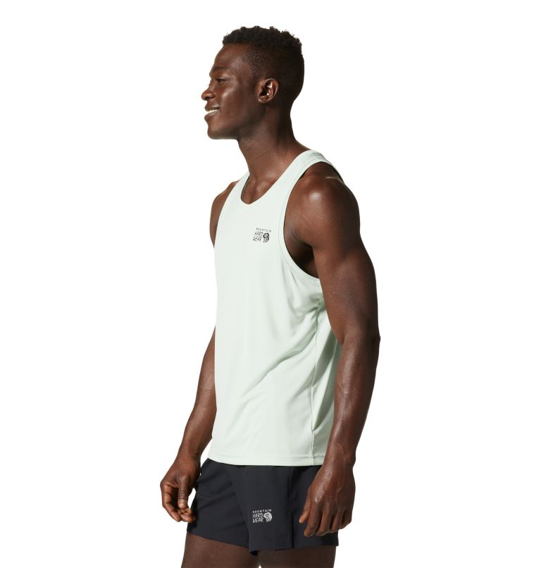 Men's Wicked Tech Tank, Color: Glacial Mint, image 3