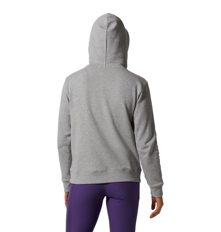 Women's MHW Logo Full Zip, Color: Hardwear Grey Heather, image 2