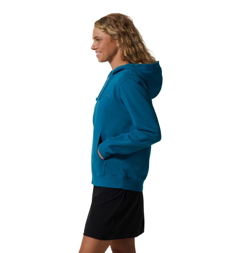 MHW Logo Full Zip | 446 | XS, Color: Vinson Blue, image 3