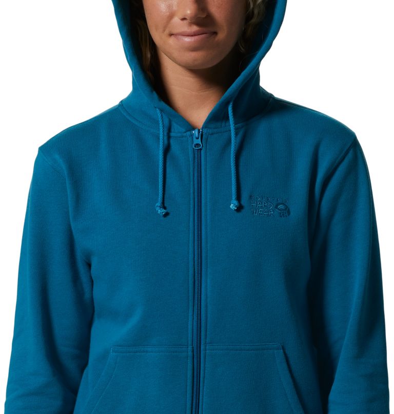 MHW Logo Full Zip | 446 | XS, Color: Vinson Blue, image 4