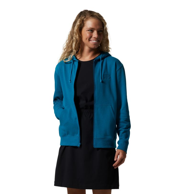 MHW Logo Full Zip | 446 | XS, Color: Vinson Blue, image 5