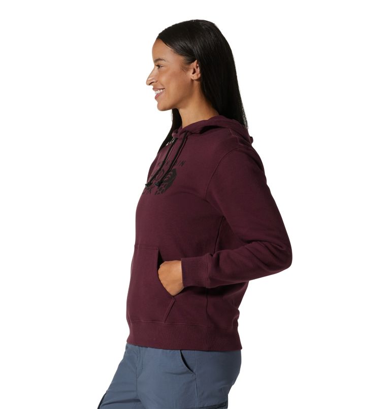 Thumbnail: Women's MHW Logo Pullover, Color: Cocoa Red, image 3