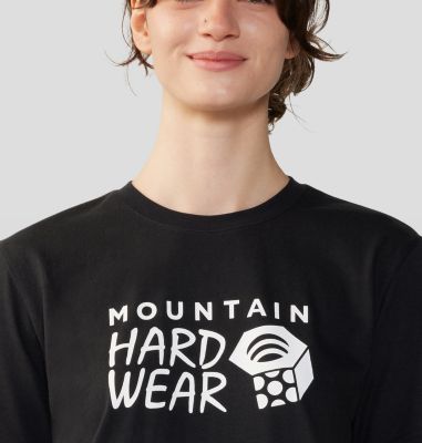 Women's MHW Logo Short Sleeve, Color: Black, image 12