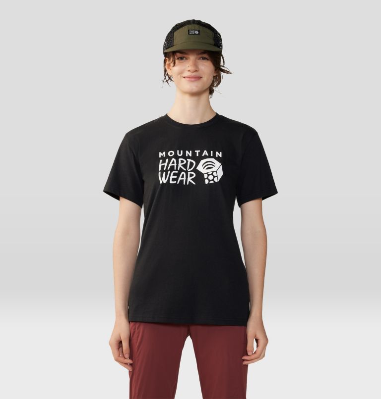Women's MHW Logo Short Sleeve, Color: Black, image 5