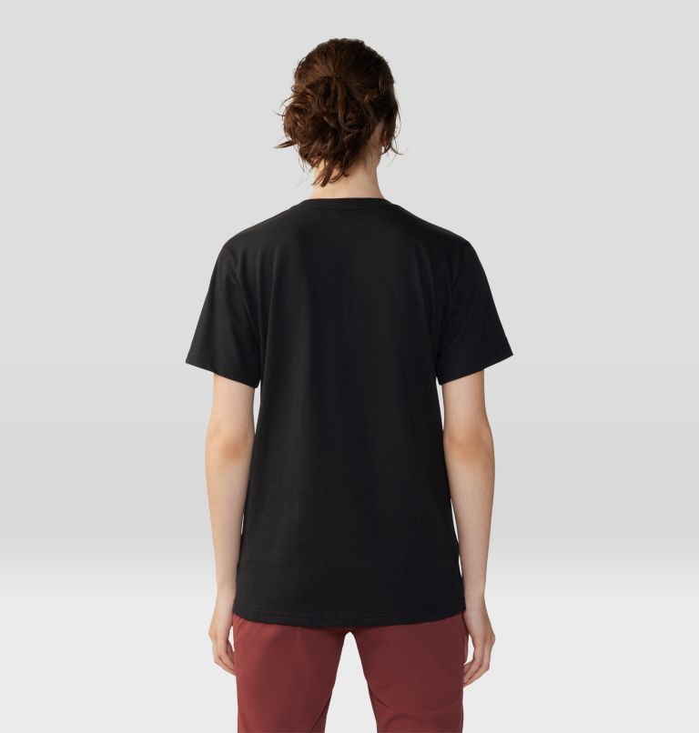 Women's MHW Logo Short Sleeve, Color: Black, image 2