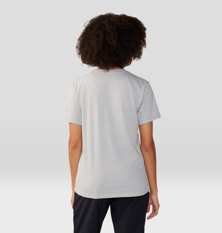 Women's MHW Logo Short Sleeve, Color: Hardwear Grey Heather, image 2