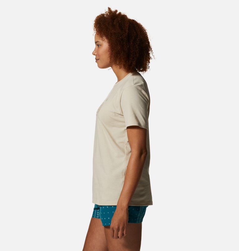 Women's MHW Logo Short Sleeve, Color: Wild Oyster, image 3