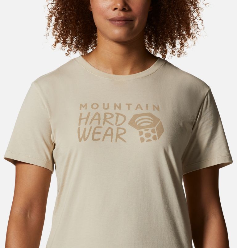 Women's MHW Logo Short Sleeve, Color: Wild Oyster, image 4