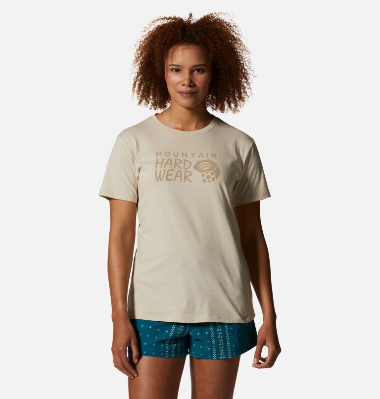 Women's MHW Logo Short Sleeve, Color: Wild Oyster, image 1