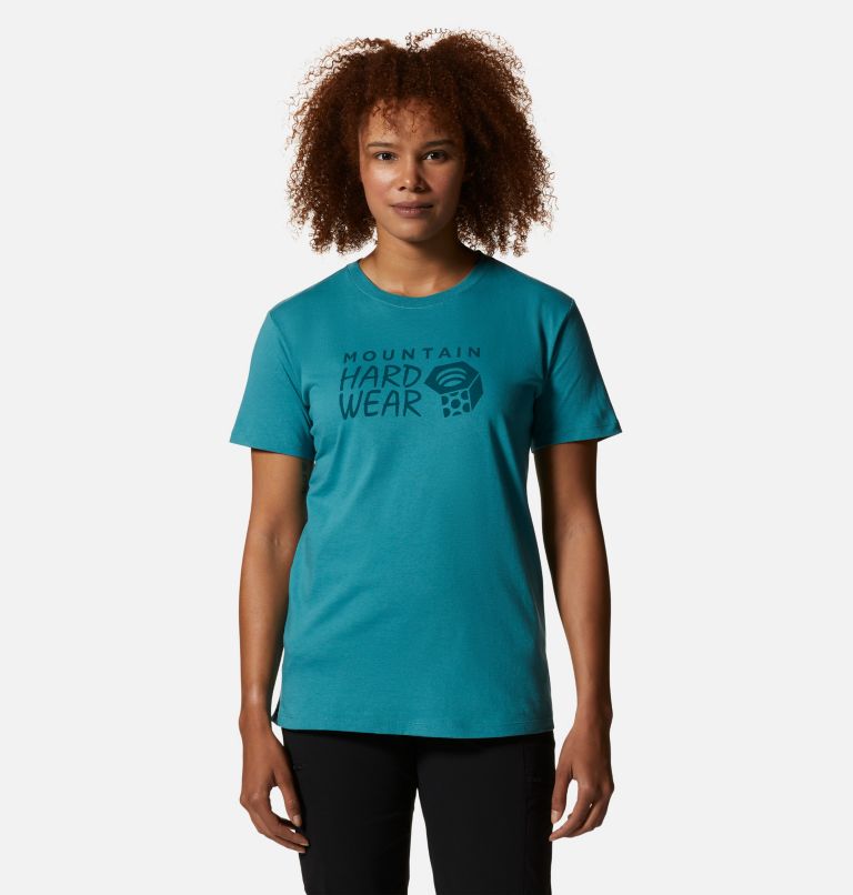 Women's MHW Logo Short Sleeve, Color: Palisades, image 1