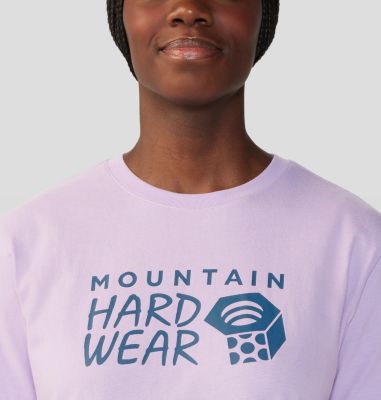 Women's MHW Logo Short Sleeve, Color: Wisteria, image 8