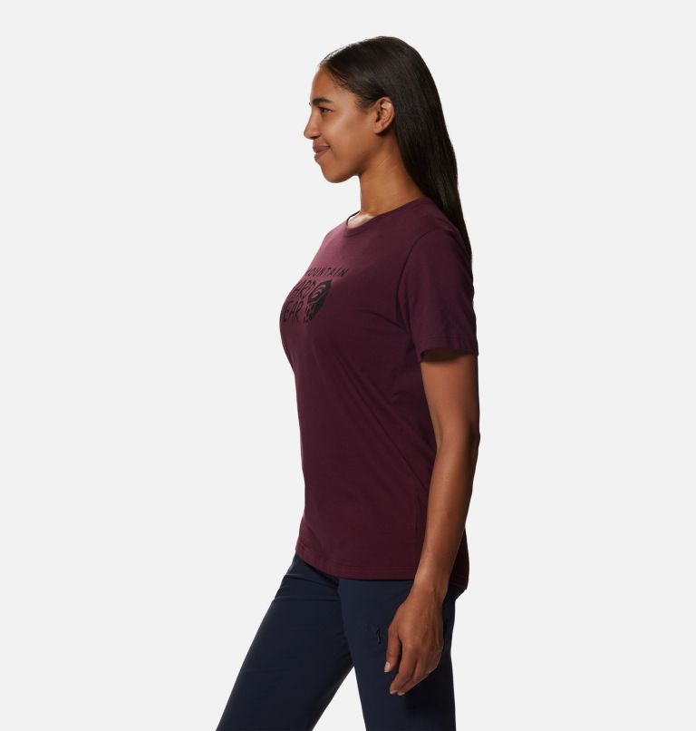 Women's MHW Logo Short Sleeve, Color: Cocoa Red, image 3