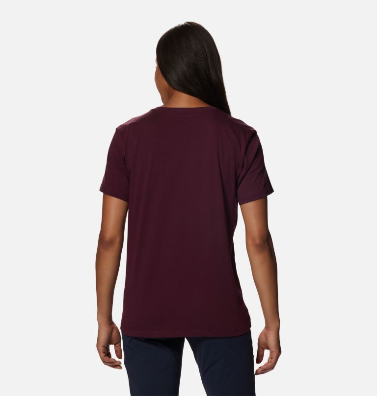 Thumbnail: Women's MHW Logo Short Sleeve, Color: Cocoa Red, image 2