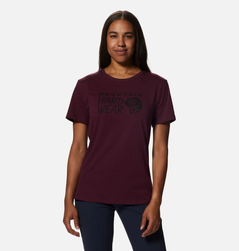 Thumbnail: Women's MHW Logo Short Sleeve, Color: Cocoa Red, image 1