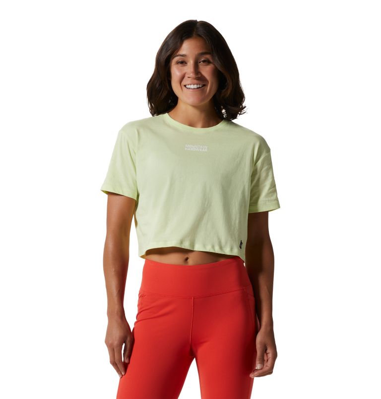 T-shirt court à manches courtes MHW Logo Femme, Color: Electrolyte, image 1