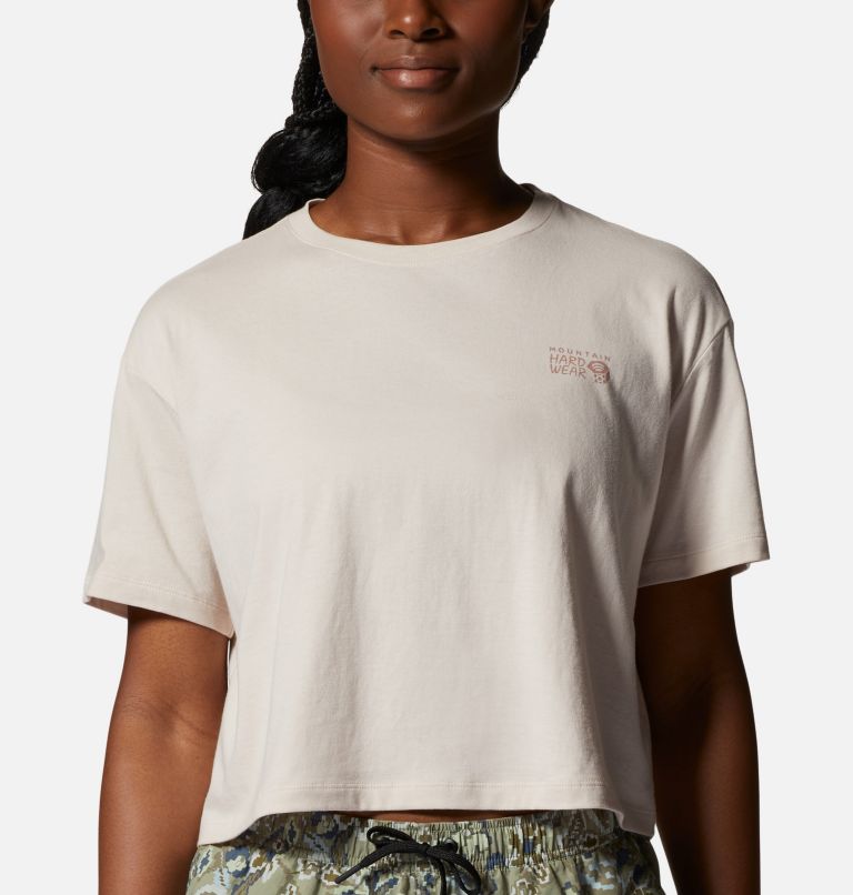 Thumbnail: MHW Logo Crop Short Sleeve | 694 | XS, Color: White Sprite, image 4