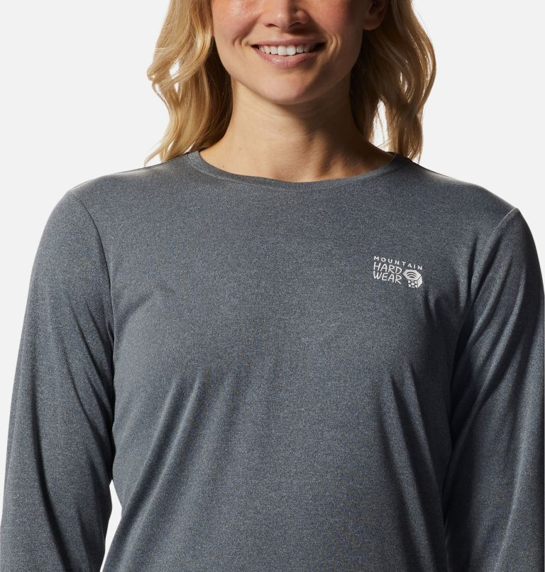 Women's Wicked Tech Long Sleeve, Color: Heather Graphite, image 4