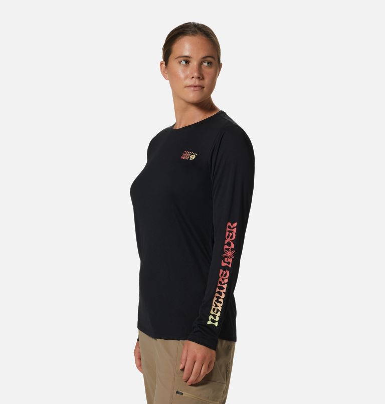 Women's Wicked Tech Long Sleeve, Color: Black, image 5