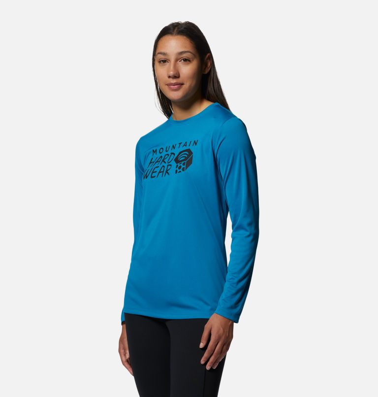 Women's Wicked Tech Long Sleeve, Color: Vinson Blue, image 5