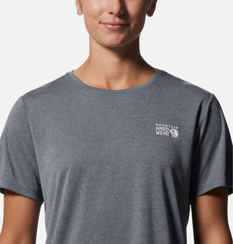 Women's Wicked Tech Short Sleeve, Color: Heather Graphite, image 4