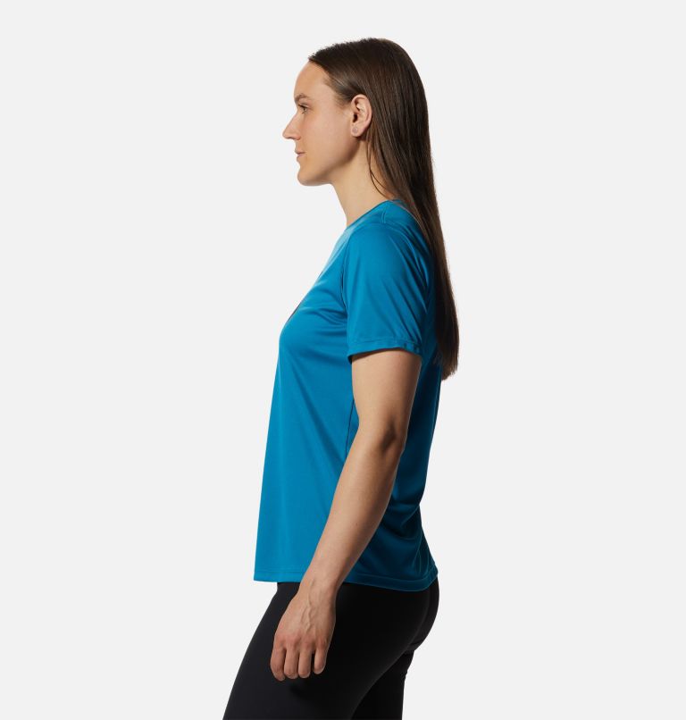 Women's Wicked Tech Short Sleeve, Color: Vinson Blue, image 3