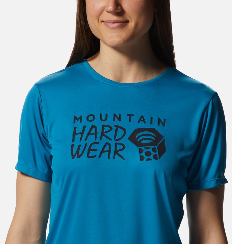 Women's Wicked Tech Short Sleeve, Color: Vinson Blue, image 4